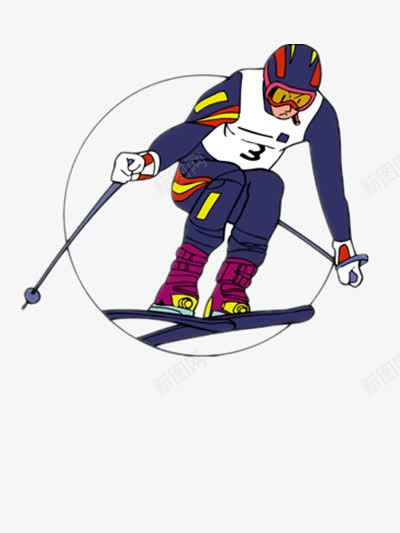 帅气的滑雪爱好者png免抠素材_新图网 https://ixintu.com 休闲 刺激 素材 运动