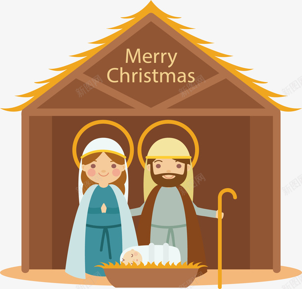 圣诞节之夜耶稣诞生矢量图ai免抠素材_新图网 https://ixintu.com 圣诞节 圣诞节之夜 矢量png 耶稣 耶稣诞生 耶稣降临 矢量图