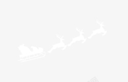 三只白色狗卡通圣诞矢量图高清图片