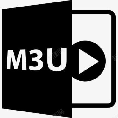 m3u开放文件格式图标图标