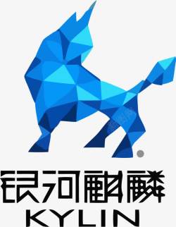 舞麒麟标志银河麒麟中国风LOGO图标高清图片