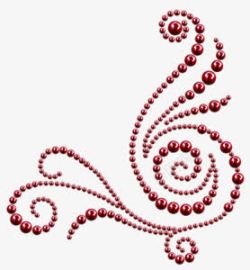 珍珠花纹装饰素材