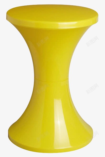 亮黄色装饰茶几png免抠素材_新图网 https://ixintu.com 亮黄色 塑料 时尚 茶几 装饰