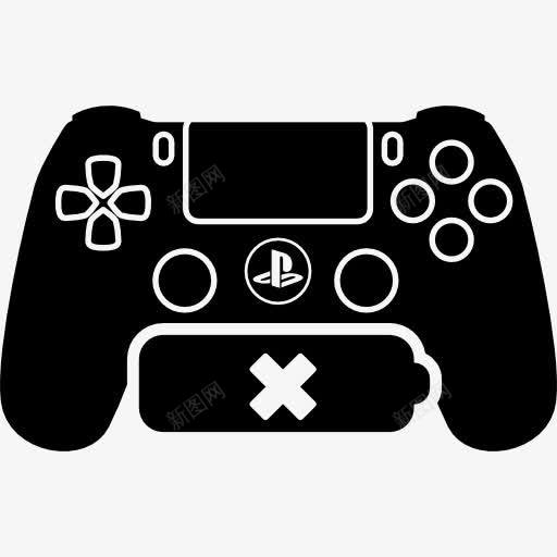 PS4游戏控制没有电池图标png_新图网 https://ixintu.com PS4 工具 排放状况 控制 没有电池 游戏