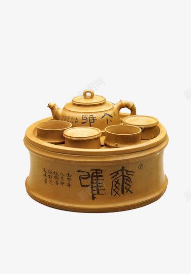 仿竹茶具png免抠素材_新图网 https://ixintu.com 仿竹茶具 茶具