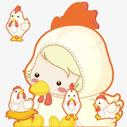 呆萌的小鸡元素png免抠素材_新图网 https://ixintu.com 元素 呆萌 小鸡 萌萌哒