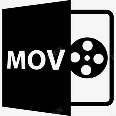 MOV文件格式符号图标图标