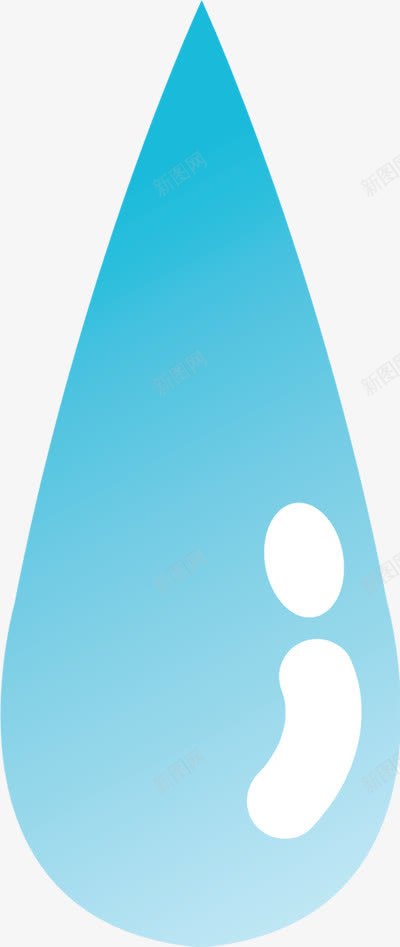 蓝色小雨滴png免抠素材_新图网 https://ixintu.com 下雨 卡通装饰 蓝色雨滴 雨点