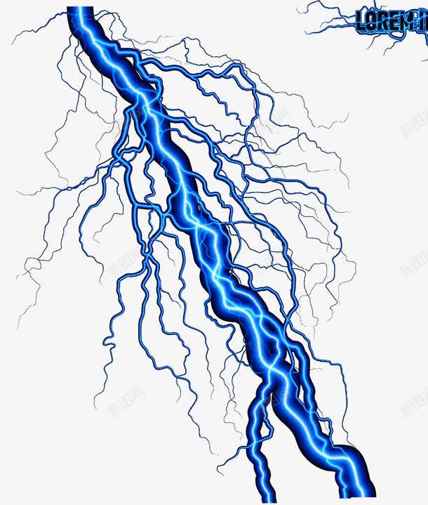 雷电png免抠素材_新图网 https://ixintu.com 矢量雷电 雷电