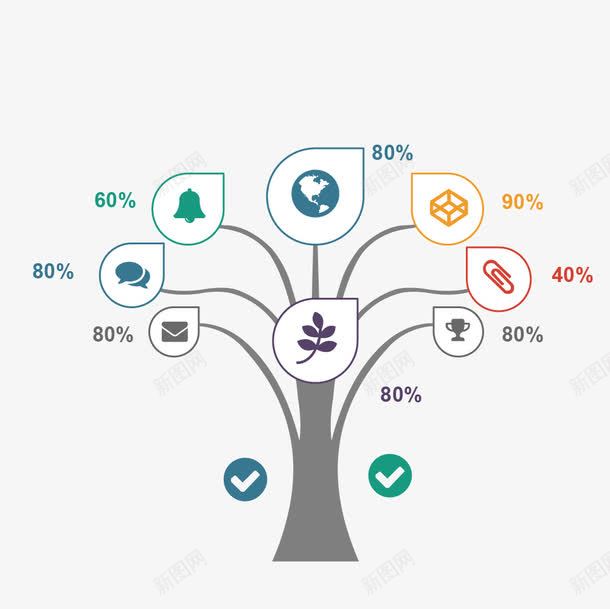 成长树边框矢量图eps免抠素材_新图网 https://ixintu.com 成长树 成长树素材 成长树边框 矢量成长树 矢量图