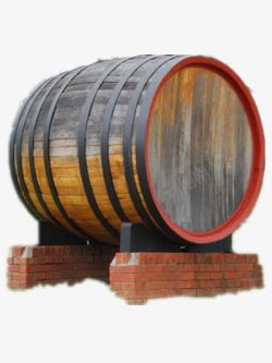 红酒木桶素材