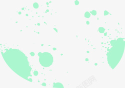 绿色喷绘纹理矢量图素材