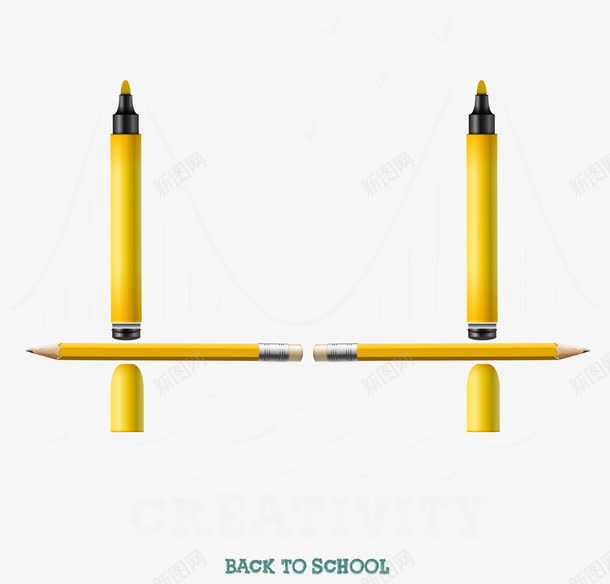 水彩笔绘图png免抠素材_新图网 https://ixintu.com 水彩笔 涨势 绘画 铅笔