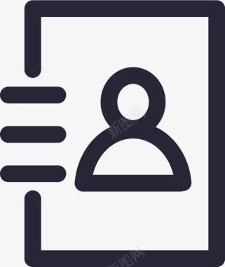 联系信息矢量图图标图标