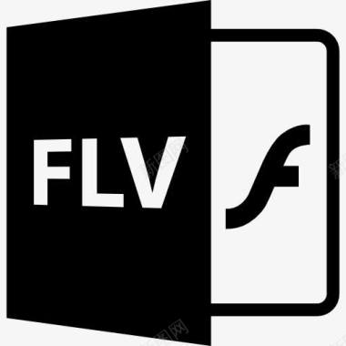FLVFlash文件扩展接口符号图标图标