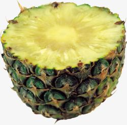 菠萝一半一半菠萝高清图片