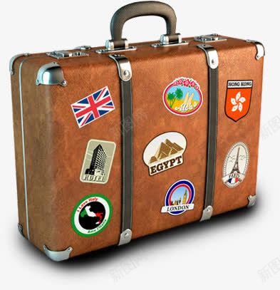一个棕色旅行箱png免抠素材_新图网 https://ixintu.com 旅行 旅行箱 棕色 箱子