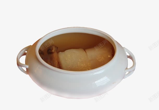 松茸菌炖花胶png免抠素材_新图网 https://ixintu.com 产品实物 松茸菌 美味 花胶 菜肴