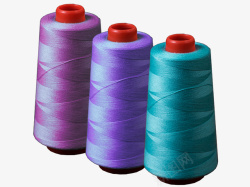 彩色的缝纫线轴产品素材