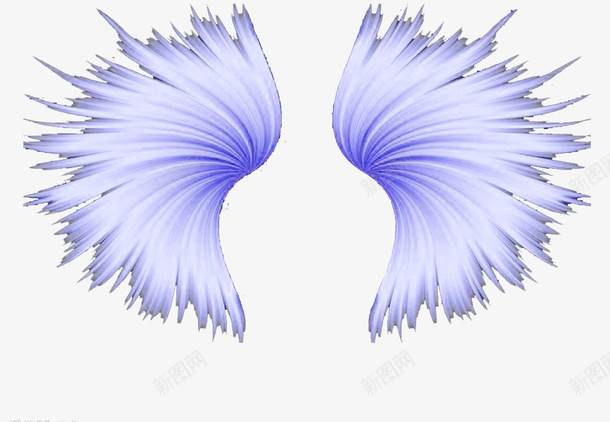 蓝色艺术图png免抠素材_新图网 https://ixintu.com 紫色 羽毛 翅膀 艺术 蓝色 飞舞