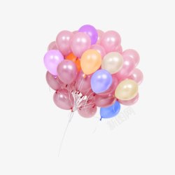 粉色氢气球素材