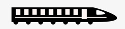 高铁列车黑白高速列车高清图片