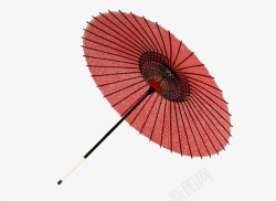 伞红色中国风素材