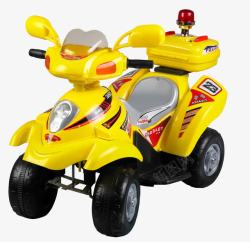 黄色四轮车儿童玩具四轮车高清图片