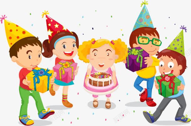 可爱孩子生日聚会图案png免抠素材_新图网 https://ixintu.com 可爱 图案 孩子 生日 聚会