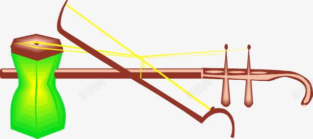 卡通乐器png免抠素材_新图网 https://ixintu.com 乐器 二胡 古风 奏乐 配乐 音乐