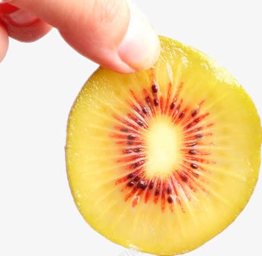 手拿一片奇异果png免抠素材_新图网 https://ixintu.com 奇异果 手拿 水果 食物
