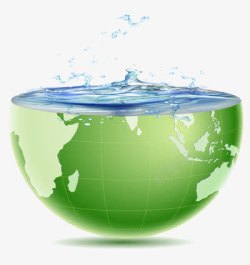 地球上的水资源素材