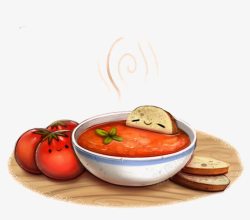 番茄汤素材