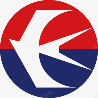 红色东航logo图标图标