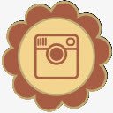 花瓣社交媒体网页图标照相机图标