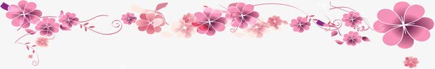整齐排列粉色花朵元素png免抠素材_新图网 https://ixintu.com 元素 排列 整齐 粉色 花朵