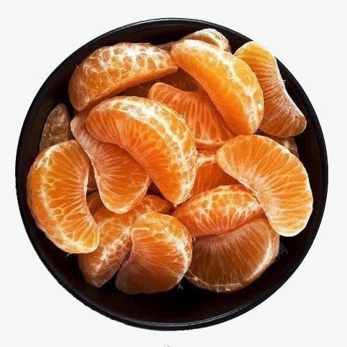 拨开的一盘橘子png免抠素材_新图网 https://ixintu.com 一盘橘子 橘子 水果 美食
