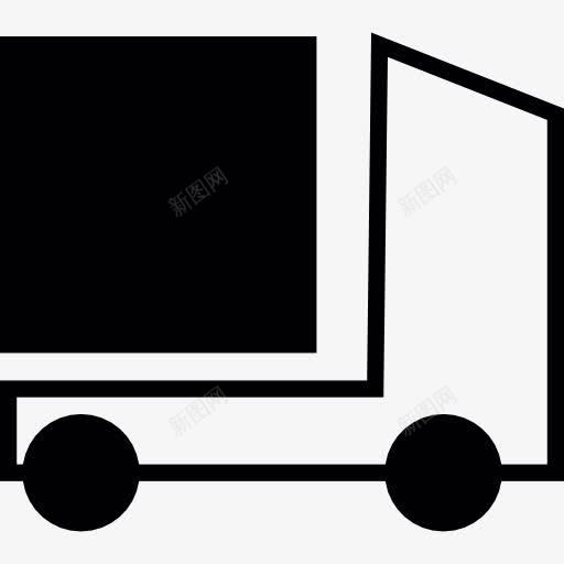 矩形的送货车图标png_新图网 https://ixintu.com 交付 卡车 货车 货运卡车 运输