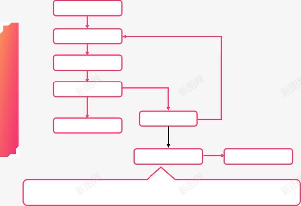 红色图表png免抠素材_新图网 https://ixintu.com PPT元素 信息 分类 箭头