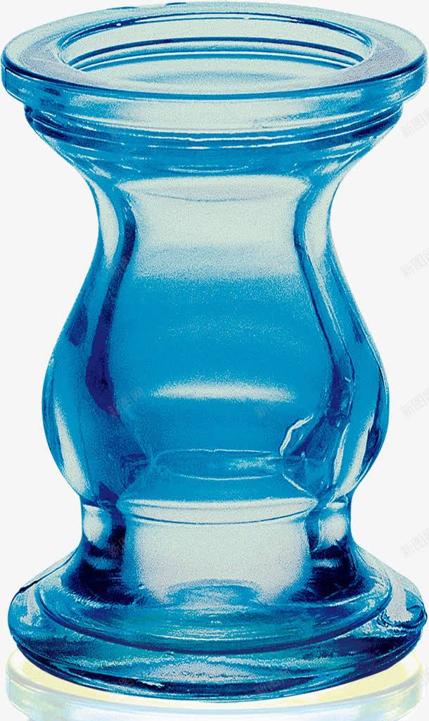 蓝色可爱玻璃瓶子png免抠素材_新图网 https://ixintu.com 可爱 玻璃瓶 瓶子 蓝色
