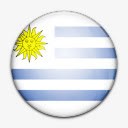 Uruguay国旗乌拉圭国世界标志图标高清图片