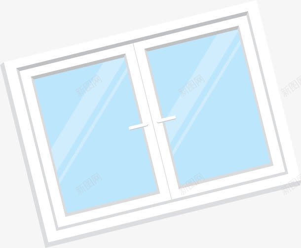 白色窗户png免抠素材_新图网 https://ixintu.com 不锈钢 不锈钢材质 不锈钢门窗 材质 白色 白色窗框 门窗