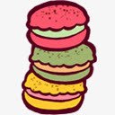 马卡龙的图标png_新图网 https://ixintu.com macarons 马卡龙
