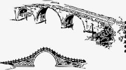 古代桥梁素材
