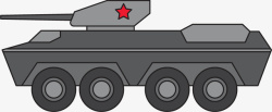 现代武器装备卡通坦克装饰高清图片