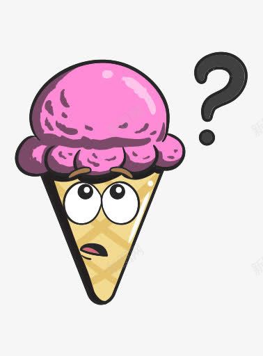 卡通锥奶油表情符号冰蛋卷冰淇凌图标png_新图网 https://ixintu.com Cartoon cone cream emoji ice 冰 卡通 奶油 表情符号 锥