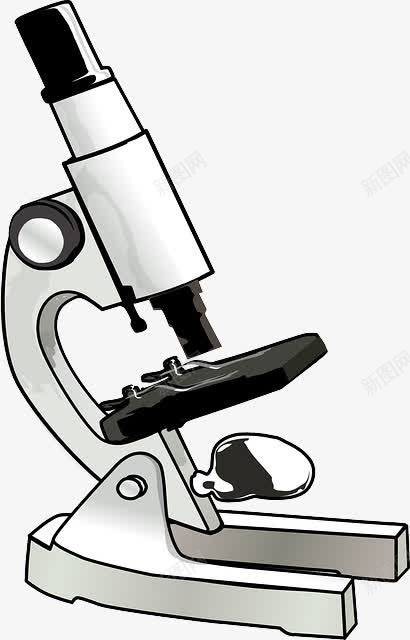 简单的显微镜手绘png免抠素材_新图网 https://ixintu.com 手绘 显微镜 研究 科研 试验