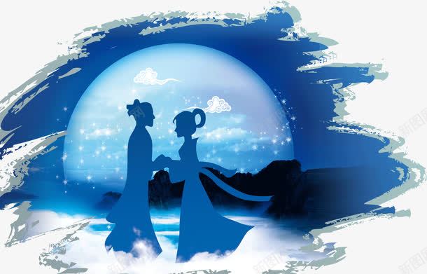 牛郎织女的故事png免抠素材_新图网 https://ixintu.com 故事 牛郎 织女