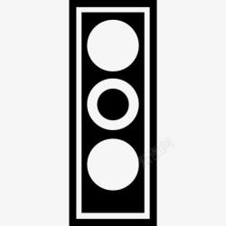 黄色交通灯Trafficlight黄图标高清图片