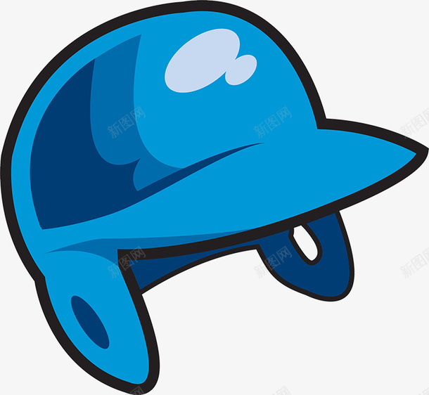 卡通手绘蓝色帽子png免抠素材_新图网 https://ixintu.com 卡通 小蓝帽 帽子 手绘 护耳 护耳帽子 蓝色帽子